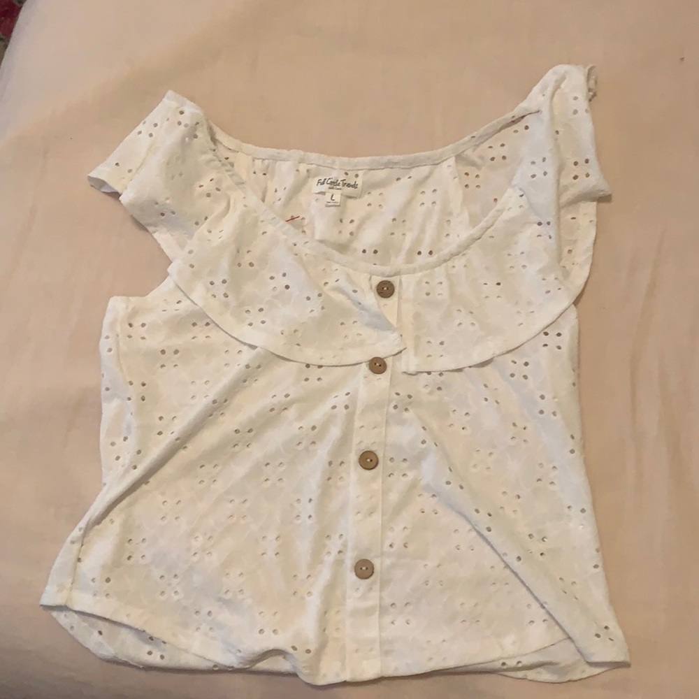 Off Shoulder white top
